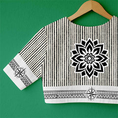 Onam Designer Pookkalam Blouse – Festive Floral Elegance