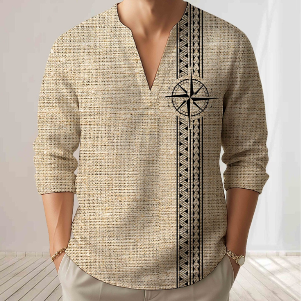 Gents Kurtha - Beige Color